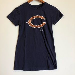 💰 Chicago bears reebok blue t shirt